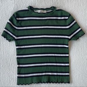 Zara Ribbed Crop Top